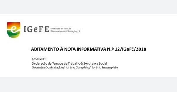 Spn Docentes Contratados Declaracao De Tempos De Trabalho A Seguranca Social